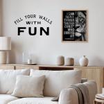Philippians 4:13 Lion Wall Art for Man Cave
