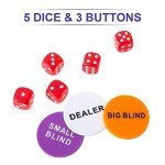 300PCS Poker Chip Set with Aluminum Case