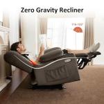 Comfortable Zero Gravity Recliner with Massage & USB