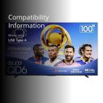 Hisense 100" 4K QLED Smart TV with Voice Control
