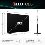 Hisense 100" 4K QLED Smart TV with Voice Control
