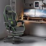 Dowinx Ergonomic Gaming Chair with Massage and Footrest