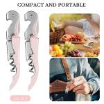 Pink 2-Pack Wine Opener Waiter Corkscrew Set