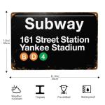 Yankee Stadium Vintage Metal Sign for Man Cave