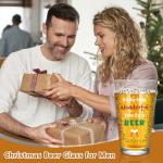 Funny Beer Glass: It's the Most Wonderful Time