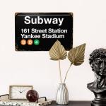 Yankee Stadium Vintage Metal Sign for Man Cave