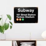 Yankee Stadium Vintage Metal Sign for Man Cave