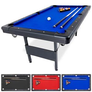 GoSports Portable Billiards Table – Choose Size & Color