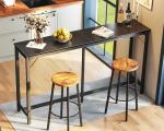 71-Inch Bar Height Table for Man Cave