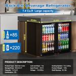 36" Under Counter Bar Cooler with LED Lighting