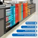 36" Under Counter Bar Cooler with LED Lighting