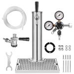 Single Tap Kegerator Tower Kit with Regulator
