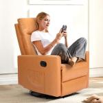 Sweetcrispy 360 Swivel Rocker Recliner Chair