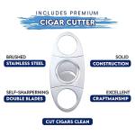 Stylish 8.5 Inch Black Ceramic Cigar Ashtray