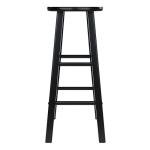 Winsome 2-Piece Black Bar Stool Set