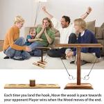 Wooden Hook and Ring Toss Game for Everyone