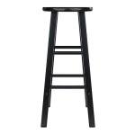 Winsome 2-Piece Black Bar Stool Set