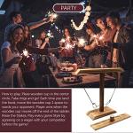 Wooden Hook and Ring Toss Game for Everyone