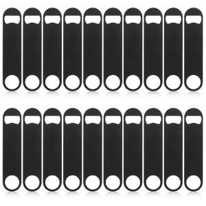 20 Pack Stainless Steel Flat Bottle Openers