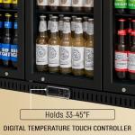 Bluelinecool 3-Door Under Counter Beverage Cooler