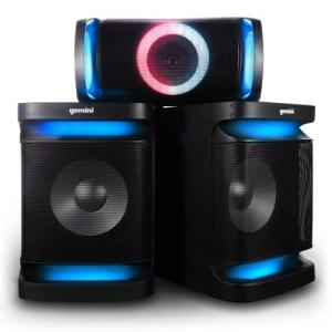 Gemini Bluetooth Stereo System with Dual 12” Subwoofers