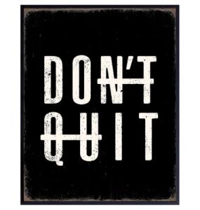 Motivational Wall Art for Man Caves and Offices