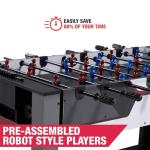 48-Inch 2-in-1 Billiard and Foosball Table