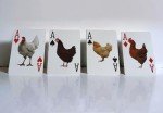 Crazy Chicken Lady Playing Cards for Fun!