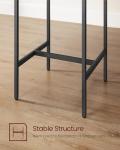 VASAGLE Square Bar Table and Stool Set