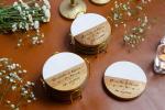 Custom Two-Tone Coasters for Couples and Gifts