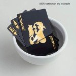 Waterproof Plastic Playing Cards - Black Diamond