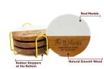 Custom Two-Tone Coasters for Couples and Gifts