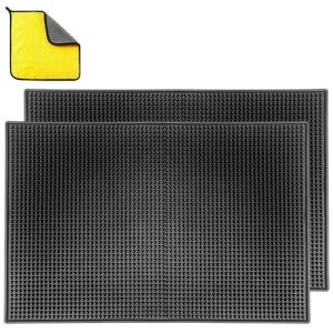 Absorbent Bar Mats - 2 Pack, 18" x 12