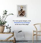 Motivational Black Art Poster for Man Cave