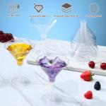 40 Pack Plastic Martini Glasses for Any Celebration