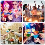 40 Pack Plastic Martini Glasses for Any Celebration
