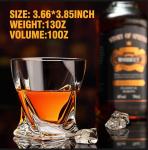 Whiskey Rocks Glass Set - 4 Old Fashioned Glasses