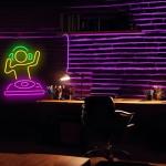 Cool DJ Neon Light for Man Cave Decor