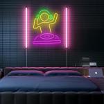 Cool DJ Neon Light for Man Cave Decor