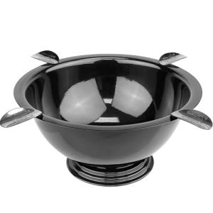 Windproof Stainless Steel Cigar Ashtray with Stirrups