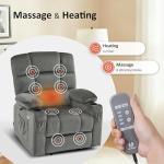 MCombo Power Lift Recliner Chair with Massage & Heat