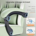 Ergonomic Gaming Chair with Footrest and Lumbar Support