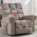 Oversized Rocker Recliner with Massage and Heat