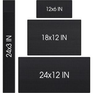 Thick Rubber Bar Mats - Non-Slip Spill Mats