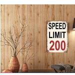 Funny Race Car Metal Signs for Man Cave Decor