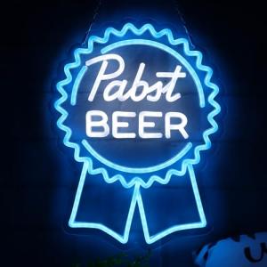Pabst Beer Neon Wall Sign for Man Cave