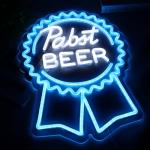 Pabst Beer Neon Wall Sign for Man Cave