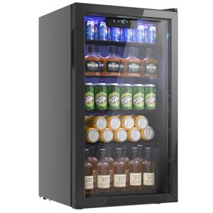 Icyglee Mini Beverage Cooler with Digital Display