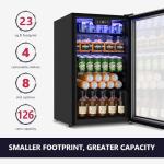 Icyglee Mini Beverage Cooler with Digital Display