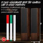 Chalkboard Beer Tap Handles - Set of 12
